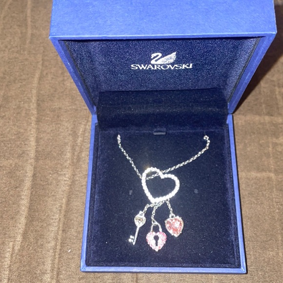 Swarovski Heart Necklace with Gems & Crystals - Picture 1 of 6